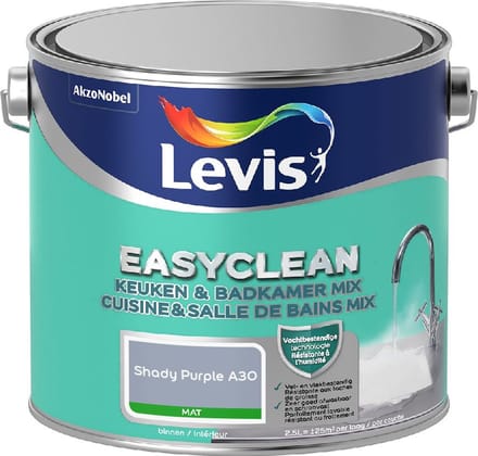 Levis - Easyclean Keuken & Badkamer Mix - Shady Purple A30 - Mengverf - 2,5 L