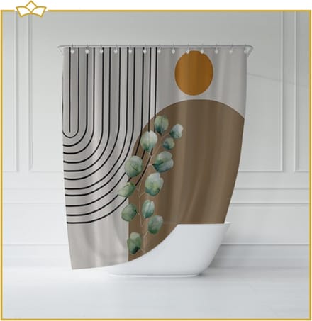 ATTREZZO® Douchegordijn Suzan - 150x180 cm