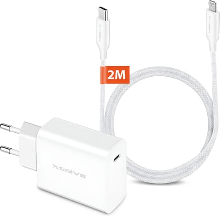USB-C Snellader + Geschikt voor iPhone Oplader Kabel - 2 Meter