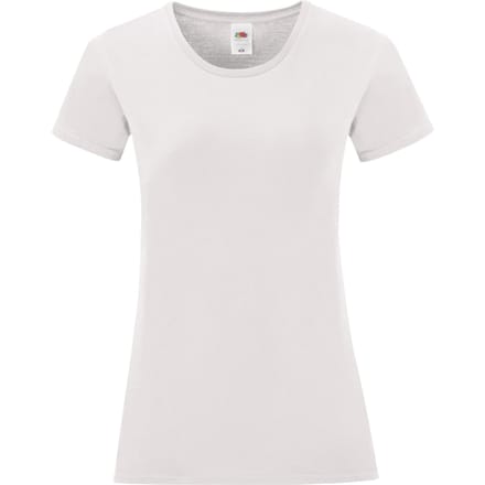 Fruit of the Loom Dames/dames Iconisch 150 T-Shirt (Wit)