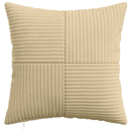 vidaXL - Kussensloop - 2 - st - ALMELO - Grijs - Groen - 40 - x - 40 - cm - corduroy