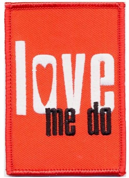 The Beatles - Love me do Patch - Rood