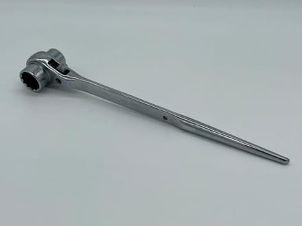 Ratel / Steigerratel / Werfpuntratel chroom 19 x 22 mm