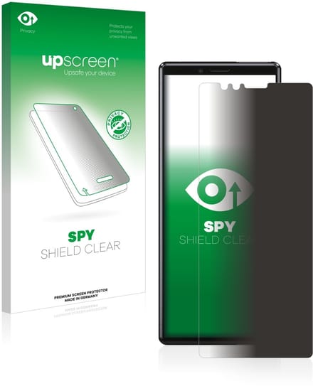 upscreen - privacy screenprotector voor Sony Xperia 1 - Folie Beschermfolie Blauwlichtfilter