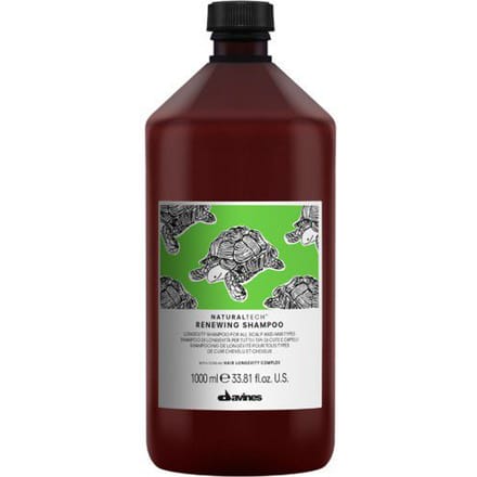 DAVINES Natural Tech Shampoing Renouvelant (Pour Tous les Types de Cuir Chevelu et de Cheveux) 1000ml/33.81oz