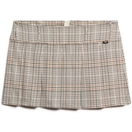 Superdry - Geplooide minirok met lage taille - Dames - Rokken