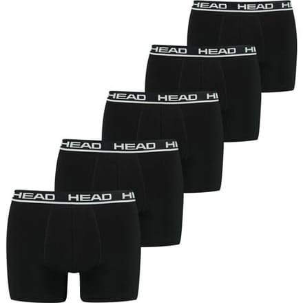 Head boxershorts black 5-Pack-XXL