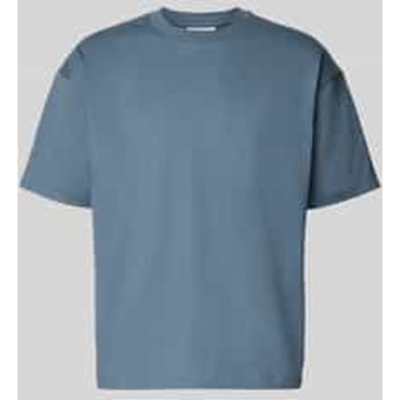Boxy fit T-shirt van puur katoen