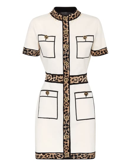 Gebreide Jurk Leopard