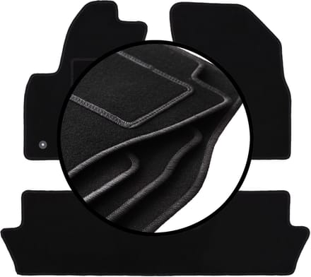 Complete set veloursmatten voor: Citroen C4 Picasso I minivan (2006-2013)