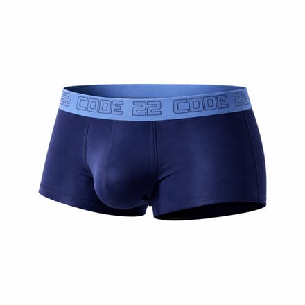 CODE 22 Bouquet Trunk Navy - MAAT XL - Heren Ondergoed - Boxershort voor Man - Mannen Boxershort