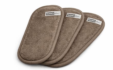 Brillendoekjes - Brilpoetsdoekjes - NanoPlus Microvezel - Taupe - 3