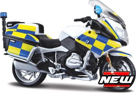 Maisto BMW R 1200 Rt - Modelauto - Schaal 1:18 - Wit/Blauw/Geel