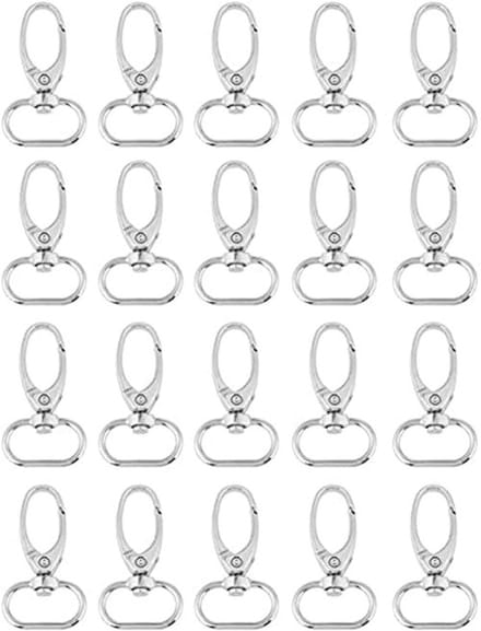 Dailygoods - Zaksluitingen - Zinklegering Trigger Clips - 20 Stuks