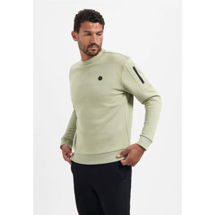 No Excess Sweater Crewneck Brushed Inside Light Moss Größe: M | Pullover Outlet | Herren