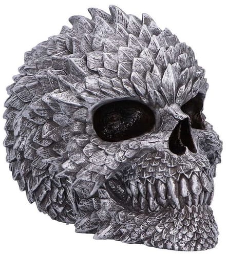 Nemesis Now - Gothic Schedel - Scaled Remains - voor Geen - meerkleurig