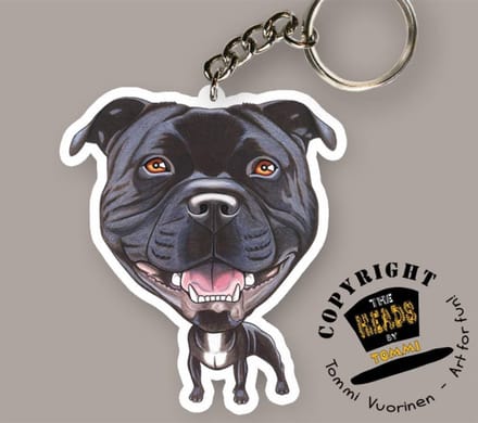 Sleutelhanger Hond Staffordshire Bull Terrier