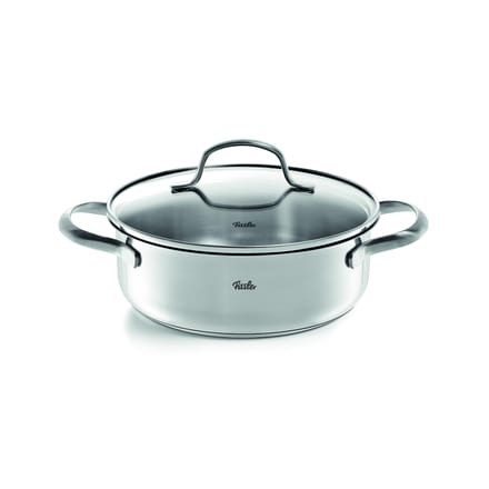 Fissler San Francisco - Kookpan Laag met Glasdeksel - 20cm - PTFE & PFAS vrij