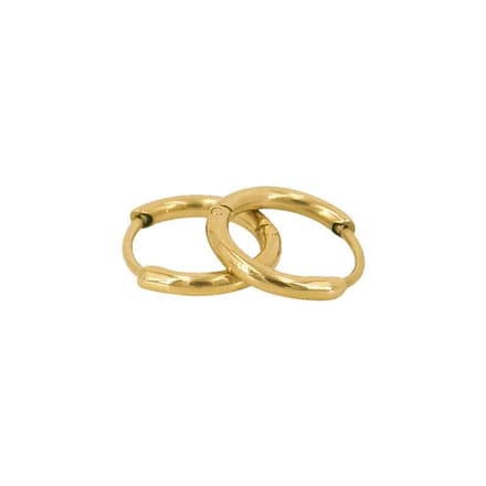 Kalli edelstalen Oorbel 1893 Goud 11mm