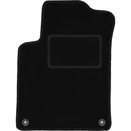 Zwarte bestuurdersmat voor: Citroën C3 II hatchback (2009-2016)