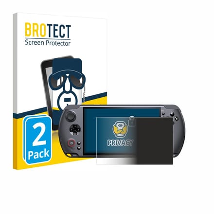 BROTECT - privacy screenprotector voor GPD Win 5 - Folie Beschermfolie Blauwlichtfilter 2 Stuks