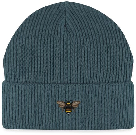 Geborduurde Bij Uniseks Bio Fisherman Beanie