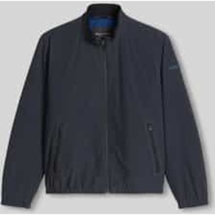 regular fit blouson van katoenmix met opstaande kraag