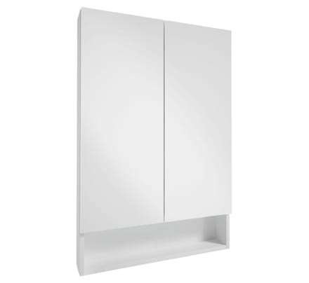 Deftrans Lupo Serie - Badhuis Spiegelkast - Wit - 90x60 cm
