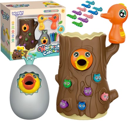 Woopie Arcadespel Catch The Bug + Spaarpot Wanka Get Up Egg - UNI