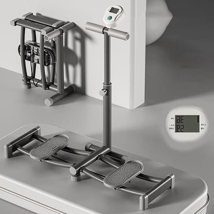 Beentrainer - Beenbrancard Stepper - Thuis Fitness - Opvouwbaar Ontwerp - 2-in-1 - Wit