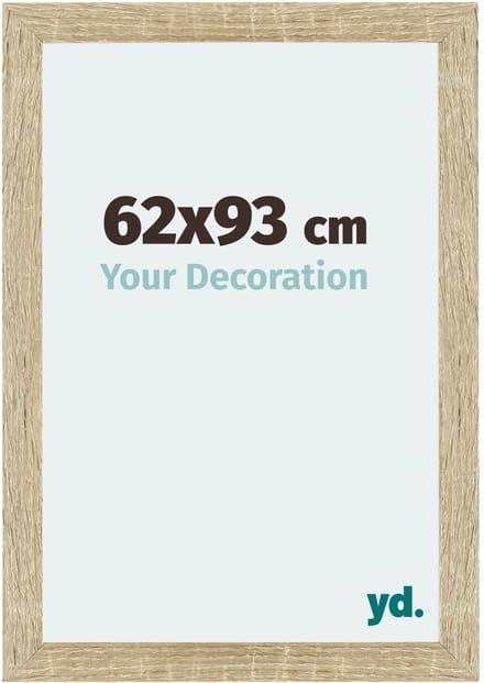 Your Decoration - Fotolijst 62x93 cm - MDF - Sonoma Eiken - Mura