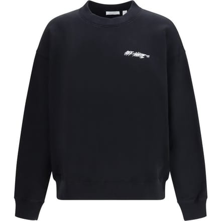 Off-White Zwarte Katoenen Sweater
