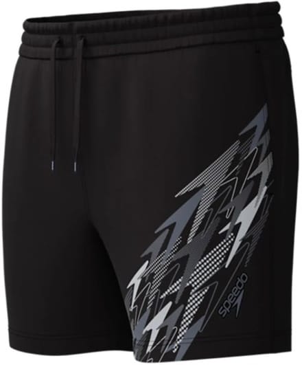 Speedo Zwemshort Heren - Medley logo - Zwart/Wit - maat L