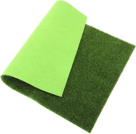 Kunstgrasmat - Decoratief gras - Buitendecoratie - Levensecht uiterlijk - 69x49cm - Groen