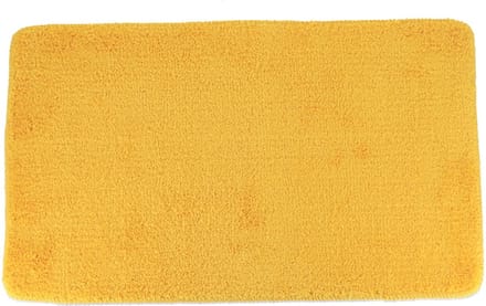 Tendance Badmat Aquarius - microfiber - hoogpolig - okergeel - 45 x 75 cm - badkamer - antislip