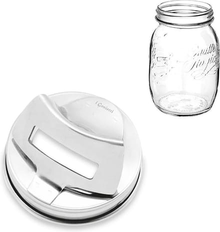 HappyTappi Deksel - Roestvrijstaal - Flesopener + Pot 500 ml