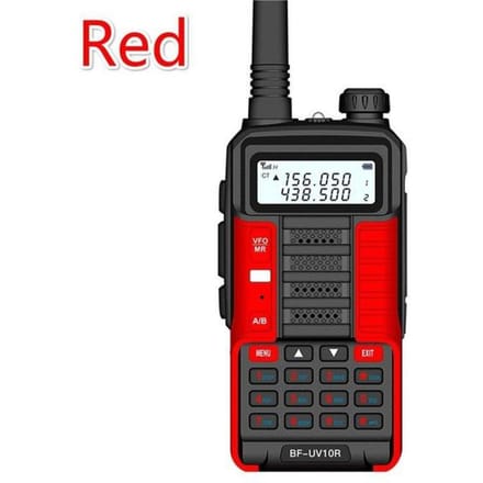 2PCS Baofeng UV-10R High Power Long Range Draagbare Dual Band Two Way CB Ham Radio USB Opladen BF UV-10R Walkie-Talkie Set 2PCS-US Plug