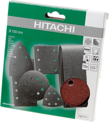 HiKOKI Schuurschijf d.150 k40 (10 st) - 753111