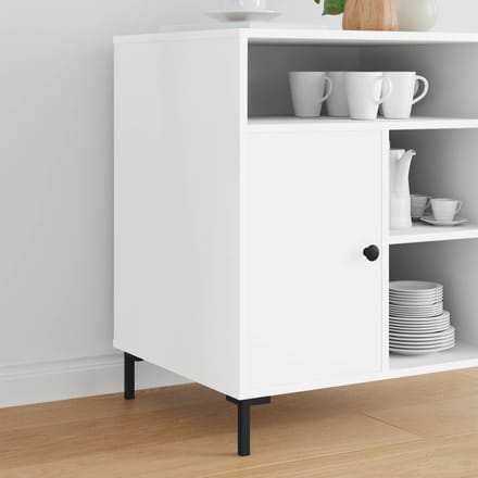 vidaXL - Staande - voeten - 2 - st - Zwart - 57 - x - 57 - x - 100 - mm - IJzer