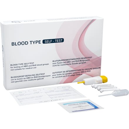 De Medische Tester - Bloedgroep Test - Zelftest - Bloedgroep Bepaling
