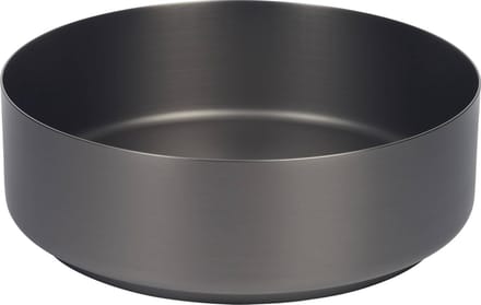 Ben Stradius Ronde Waskom - Ø 36x12 cm - RVS - Zwart - Wastafel - Opbouw