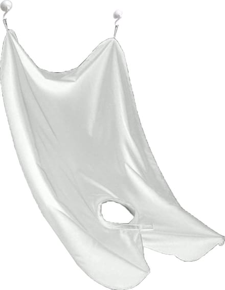 Baardschort Wit Beard Cape Baard Verzorging - Baard Schort Voor Scheren - Wit