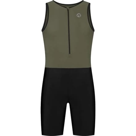 Rogelli Florida Trisuit Unisex - Mouwloos - Zwart Legergroen - S