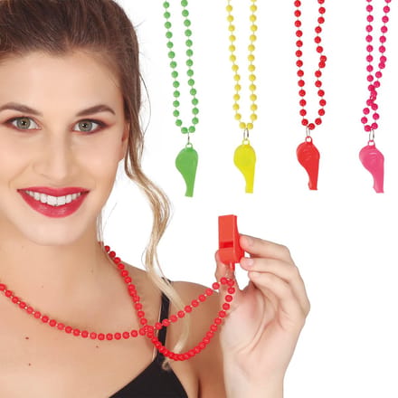 Fiestas Guirca - Ketting NEON Fluitjes (4 stuks)