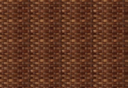 Fotobehang Weave Texture Brown Wicker | XL - 208cm x 146cm | 130g/m2 Vlies