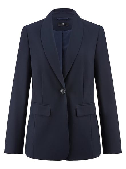 Blazer Van Peter Hahn blauw
