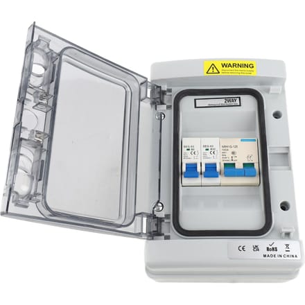 Waterdichte Verdeelkast ABS PC Stroomonderbreker Verdelingen Beschermingsdozen voor Garages 230V