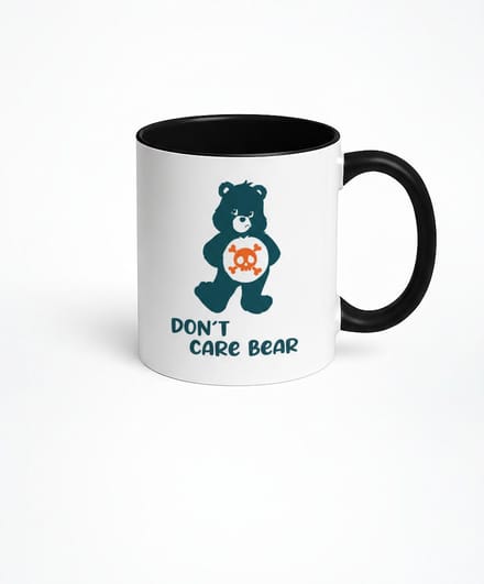 Don't Care Bear Mok - Grappige Anti-Zorg Beer Koffiemok