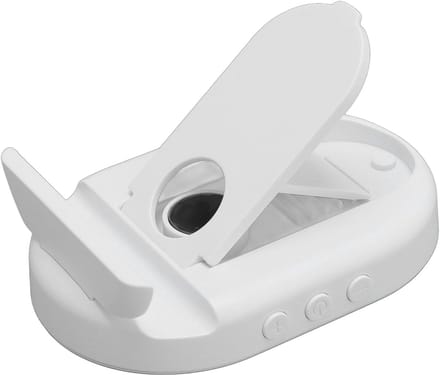 Slaap Geluidsmachine - Kussen Luidspreker - Ontspannend Slapen - Botgeleiding Technologie - 12 x 9 x 3 cm - Wit