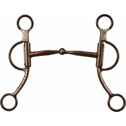Morse western snaffle voor paard Pool's Antique 1068SWR